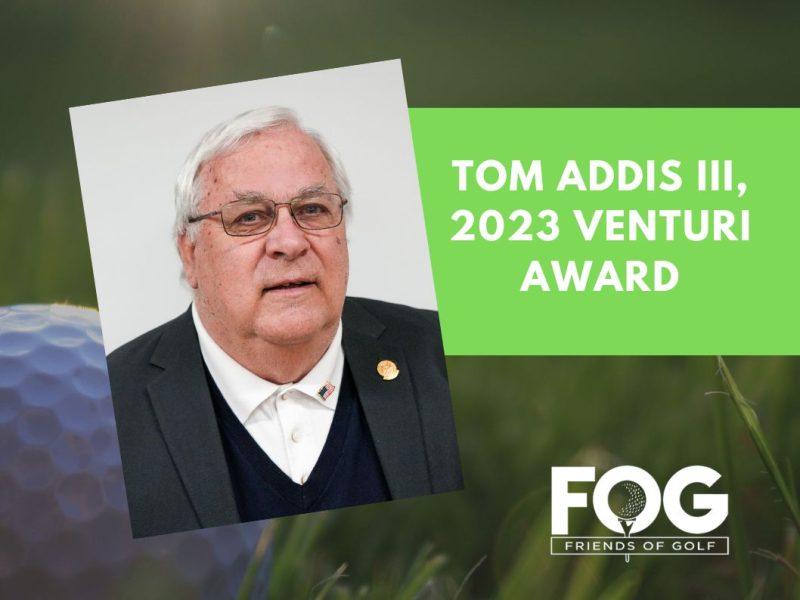 Tom Addis III, Venturi Award