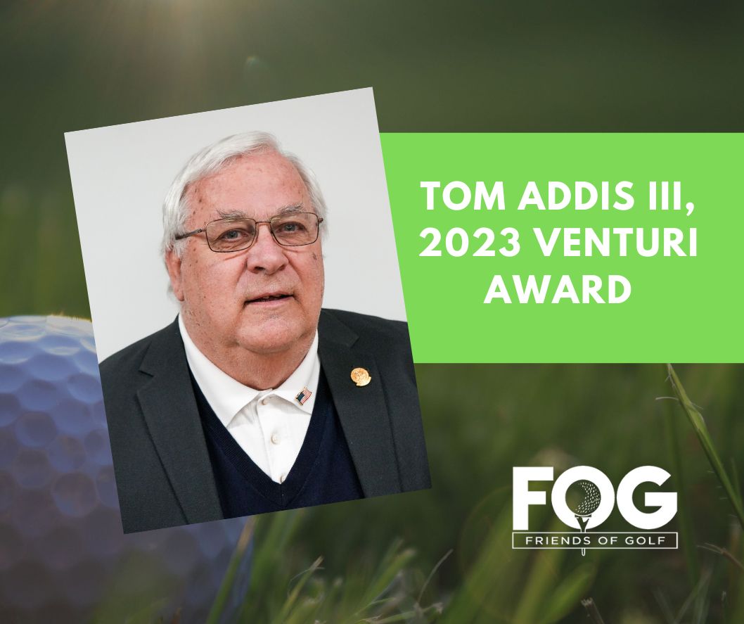 Tom Addis III, Venturi Award