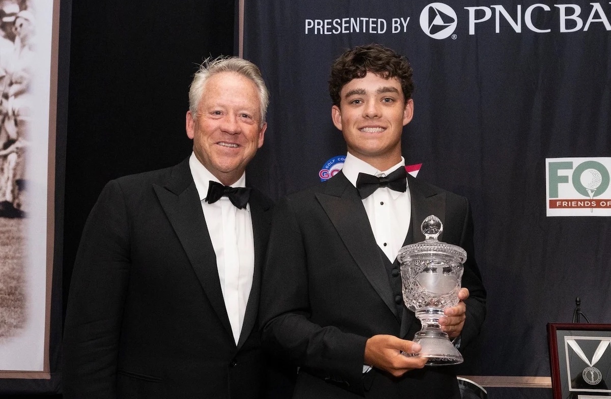 2024 Ben Hogan Trophy recipient Jackson Koivun